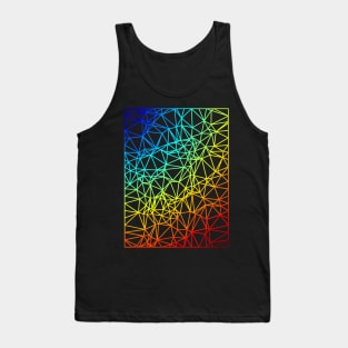 Gradient Color Mesh Tank Top